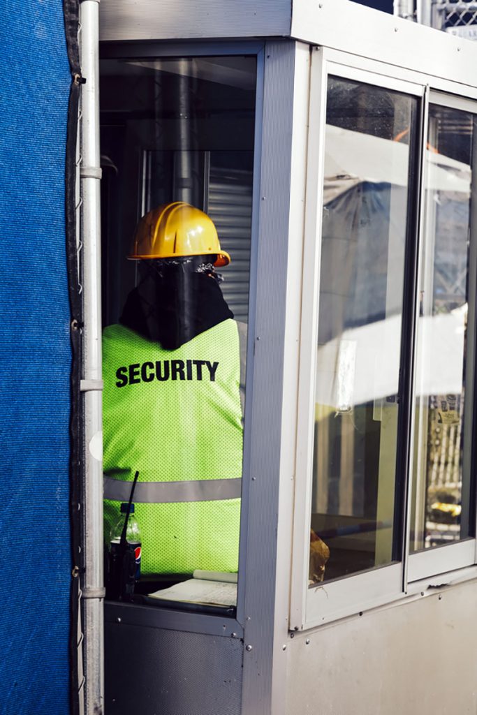 Construction security in Los Angeles